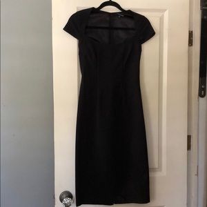 Maria Bianca Nero Black midi dress